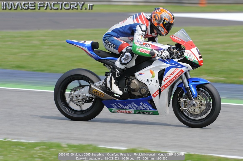 2009-05-09 Monza 2905 Superbike - Qualifyng Practice - Ryuichi Kiyonari - Honda CBR1000RR.jpg